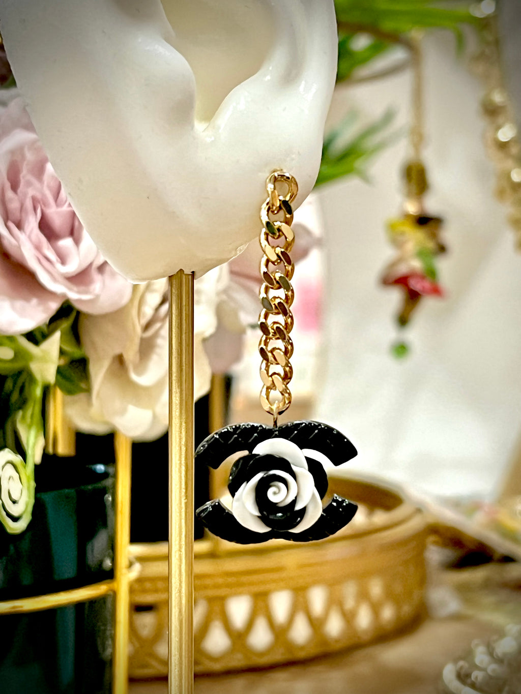 Black and White Chic Earrings