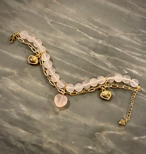 Pretty in Pink Charm Bracelet