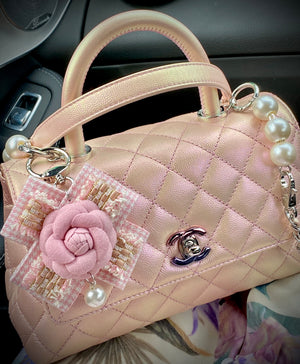 Forever Camellia Premium Bag Charm