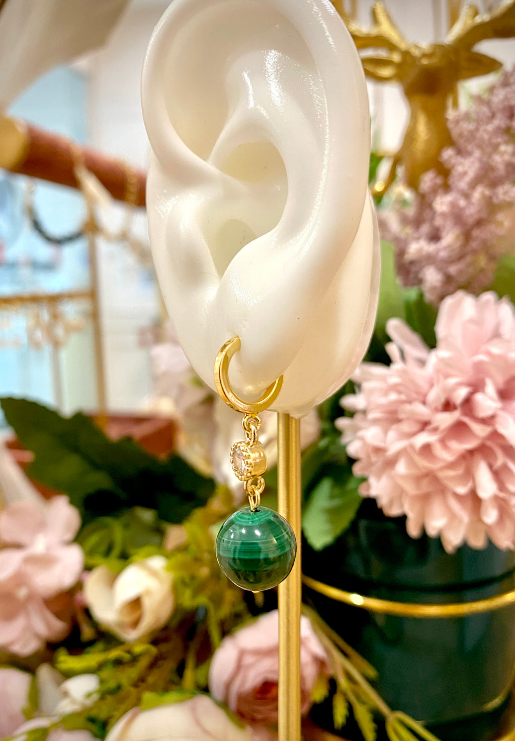 My Malachite Earrings