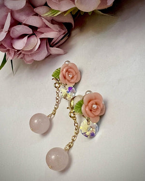 Dainty Sweet Rose Earrings