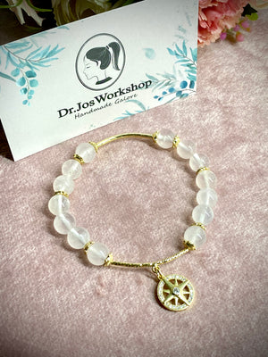 Star Gaze Rose Quartz Bracelet