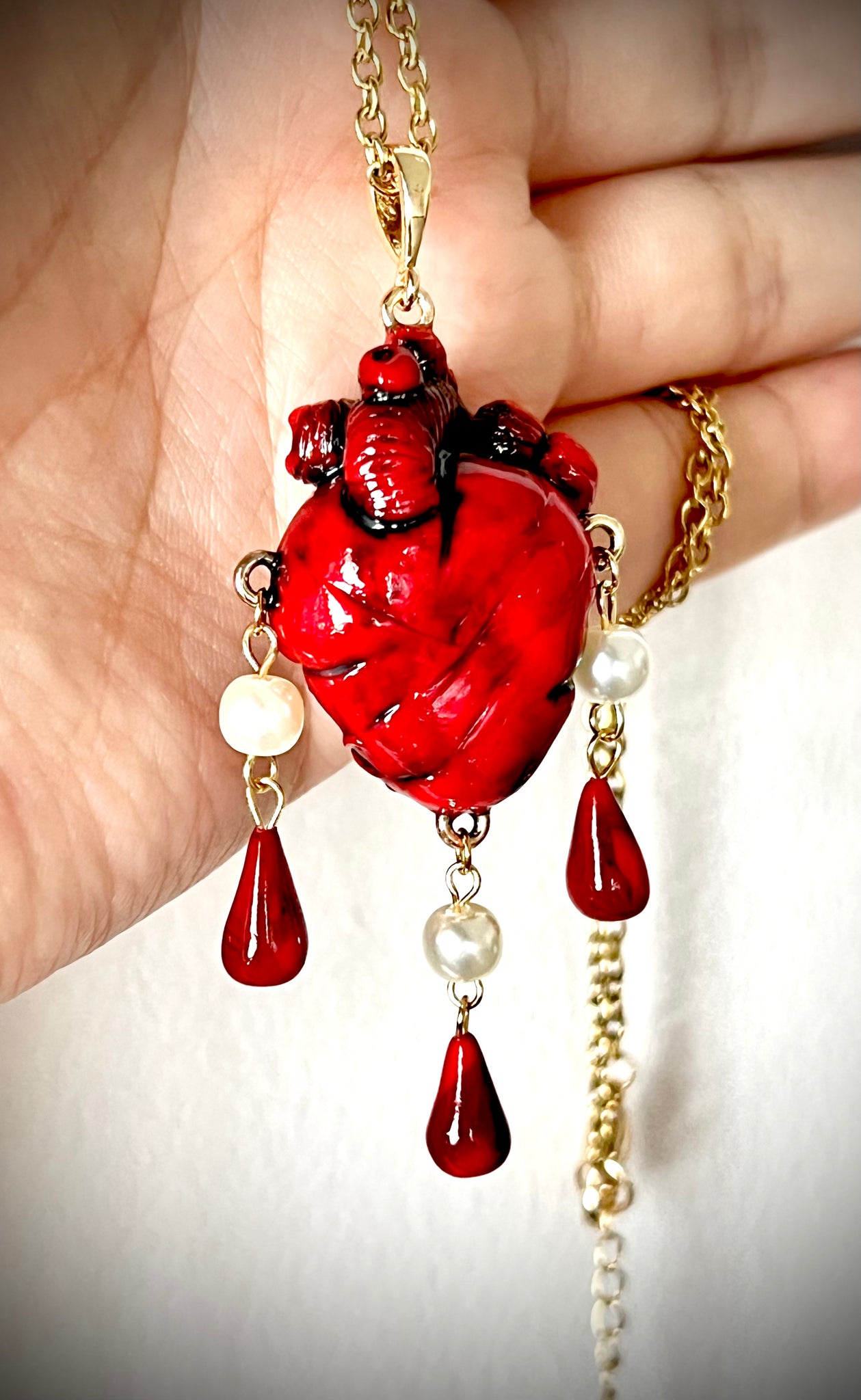 Customized Anatomical Heart Necklace
