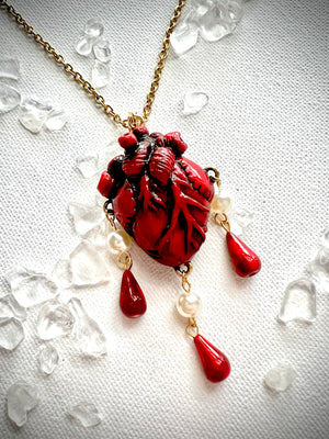 Customized Anatomical Heart Necklace