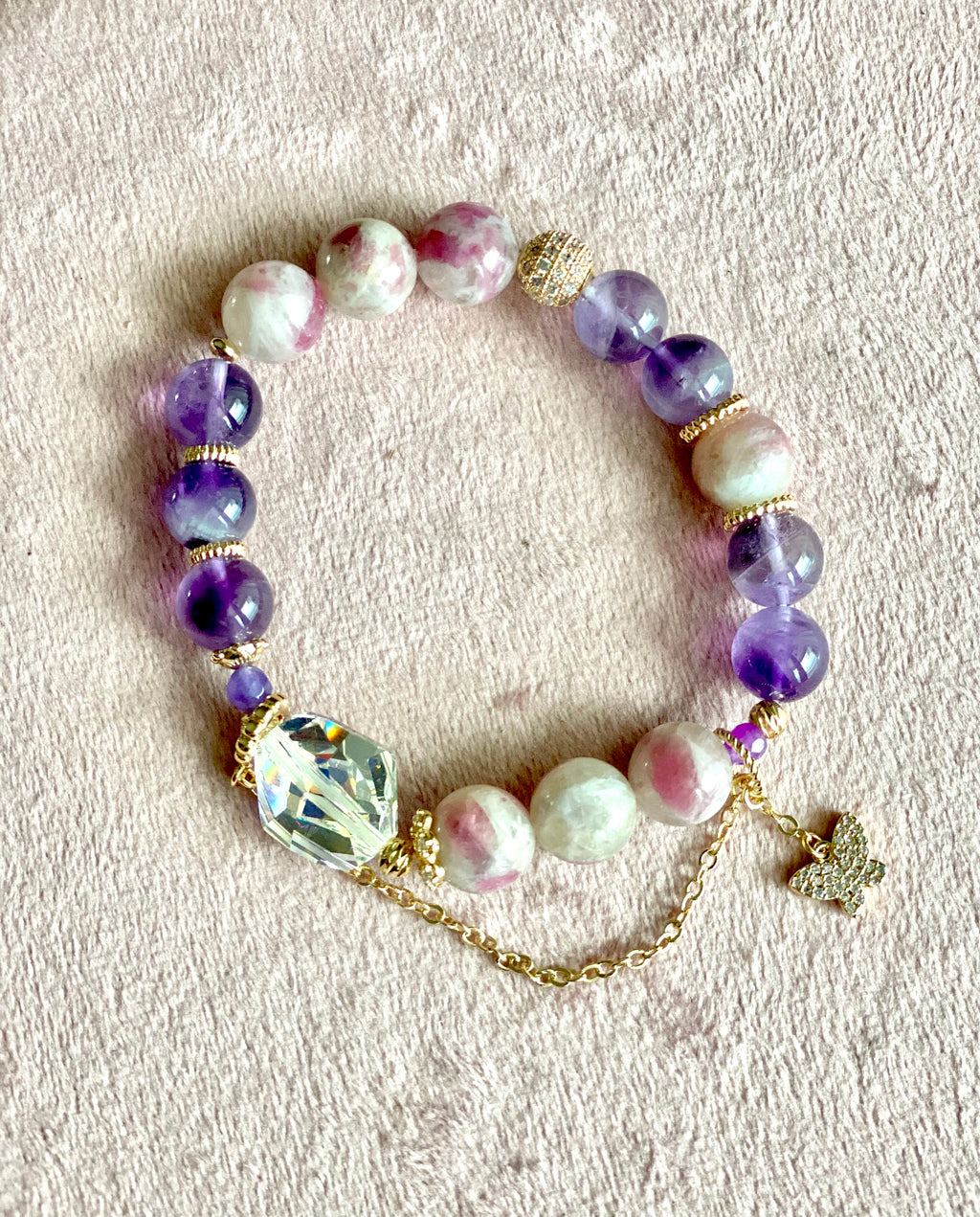 Sakura Bliss Crystal Bracelet